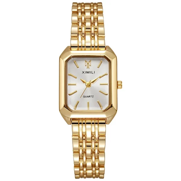 Luxury Ladies Fashion Quartz Watch Square Clock