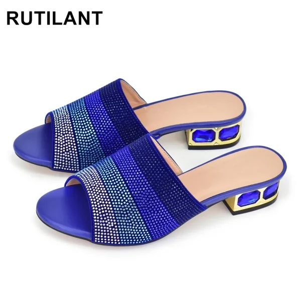 Elegant Italian Handmade Women's Crystal Pumps