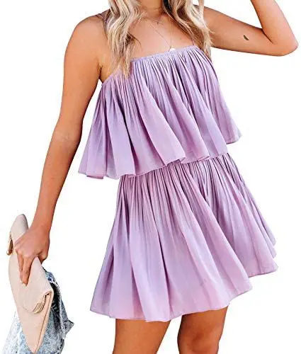 Spaghetti Strap Jumpsuits with Flowing Folds